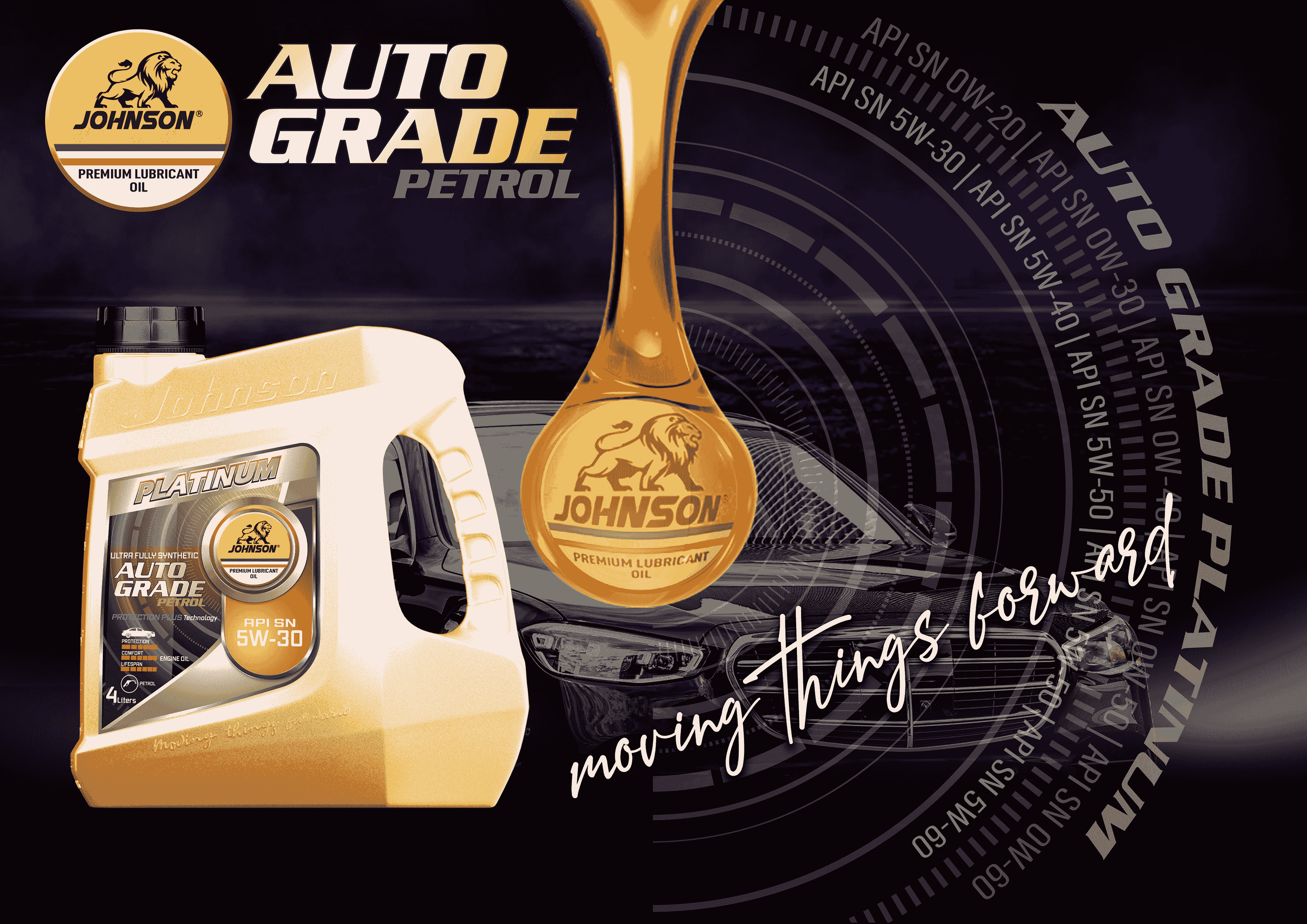 Johnson autograde petrol platinum